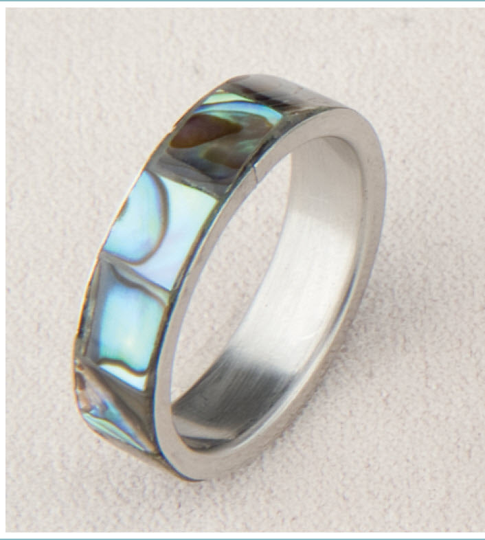 Abalone Ring - Band