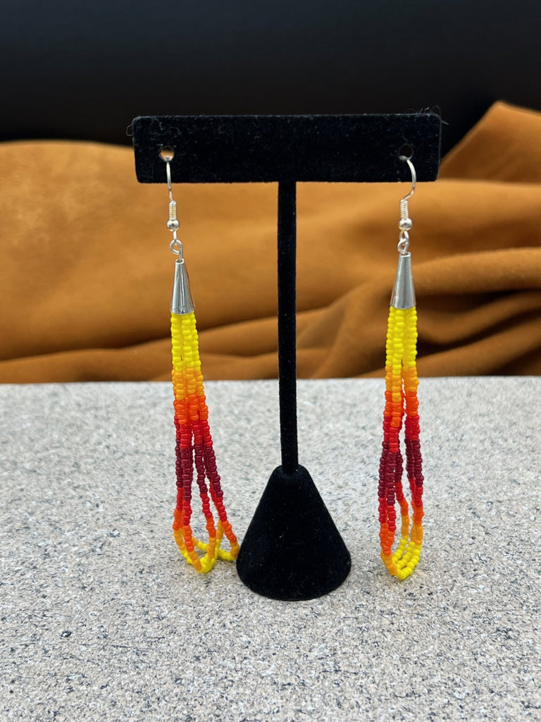 Beaded Dangle Earrings by Gracie Osborn