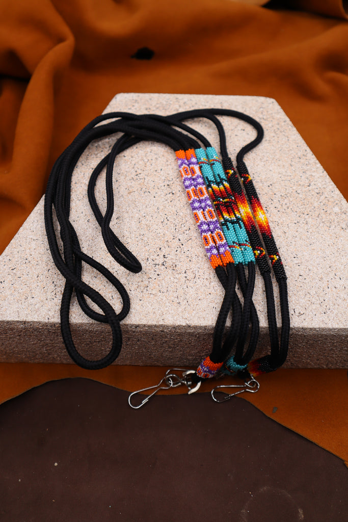 Beaded lanyards by Cindy & Mandy George