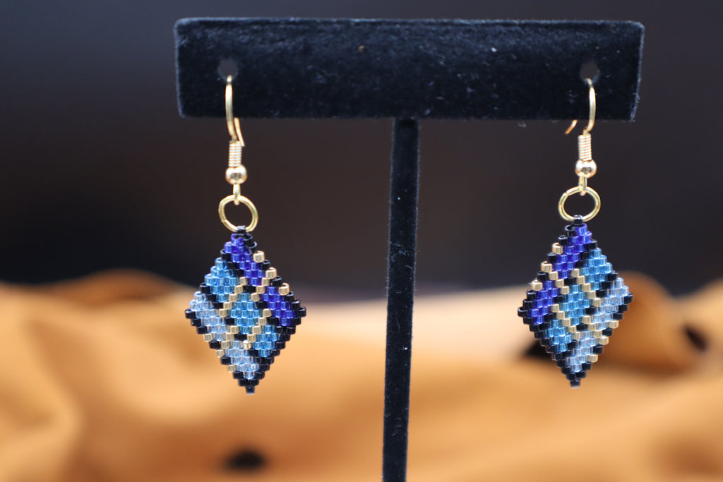 Dangle Diamond Earrings by Kathleen Hays