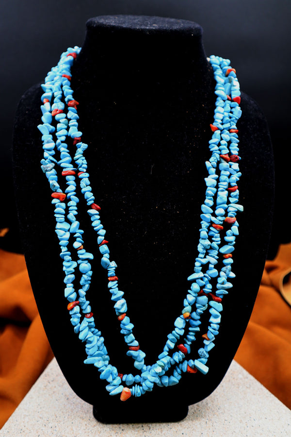 3-Strand Turquoise Necklace