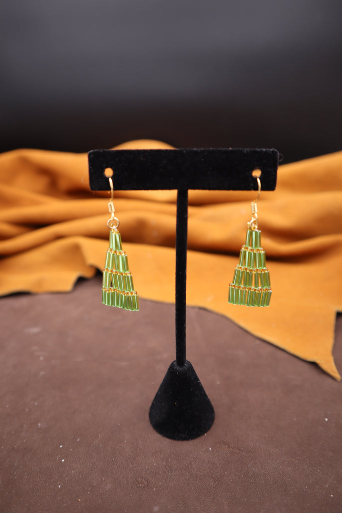 Christmas Tree Earrings by Sarah Tucker