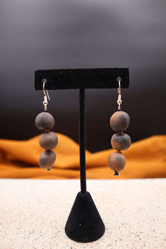 Clay Bead Earrings by Caitlin Rogers